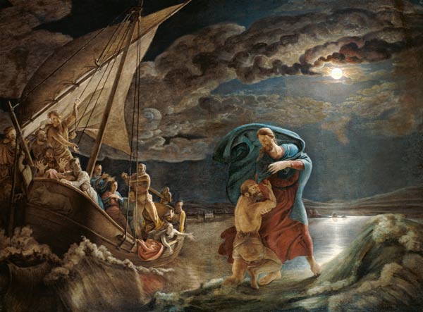 Petrus auf dem Meer von Phillip Otto Runge