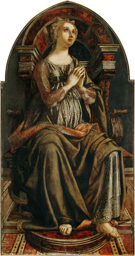 Hope, from a series of panels depicting the Virtues designed for the Council Chamber of the Merchant von Piero del Pollaiuolo