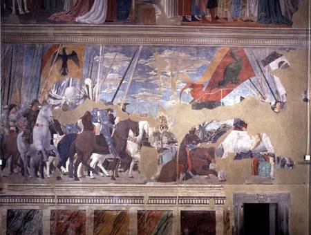 The Battle of the Milvian Bridge, 312 AD, from the Legend of the True Cross von Piero della Francesca