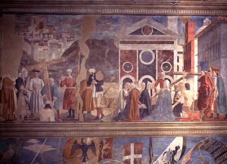 The Verification of the True Cross von Piero della Francesca