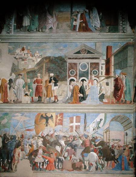 The Verification of the True Cross, The Victory of Heraclius and the Execution of Chosroes in 628 AD von Piero della Francesca