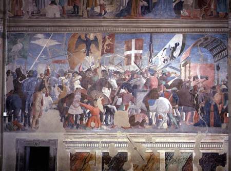 The Victory of Heraclius and the Execution of Chosroes, 628 AD, from the True Cross Cycle von Piero della Francesca