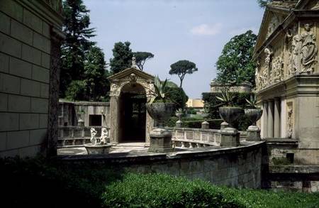 Courtyard of the Casina of Pius IV von Piero Ligorio