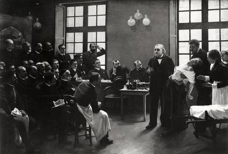 A Clinical Lesson with Doctor Charcot at the Salpetriere von Pierre Andre Brouillet