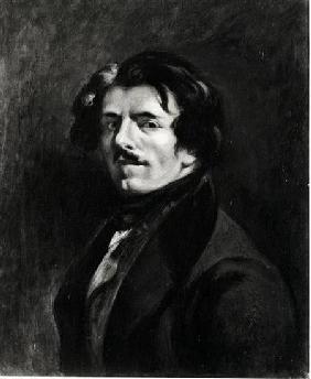 Portrait of Eugene Delacroix (1798-1863) after a self portrait of 1834 1874