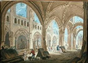Demolition of the Church of Saint-Jean-en-Greve c.1800