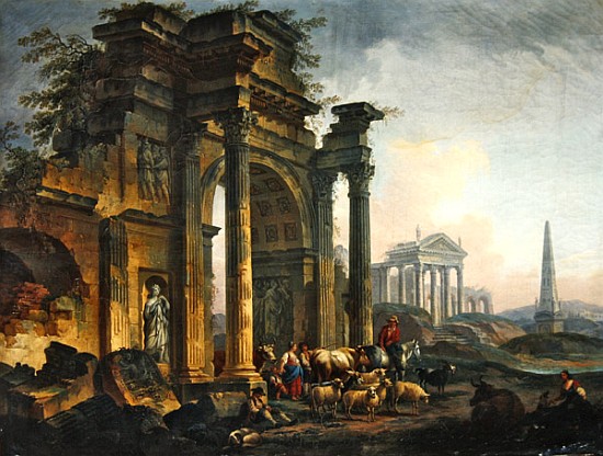 Triumphal Arch von Pierre Antoine Demachy