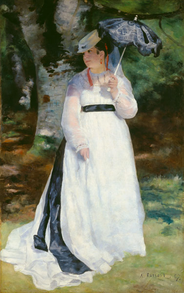 Lise mit dem Sonnenschirm (Lise - La femme à l'ombrelle) von Pierre-Auguste Renoir