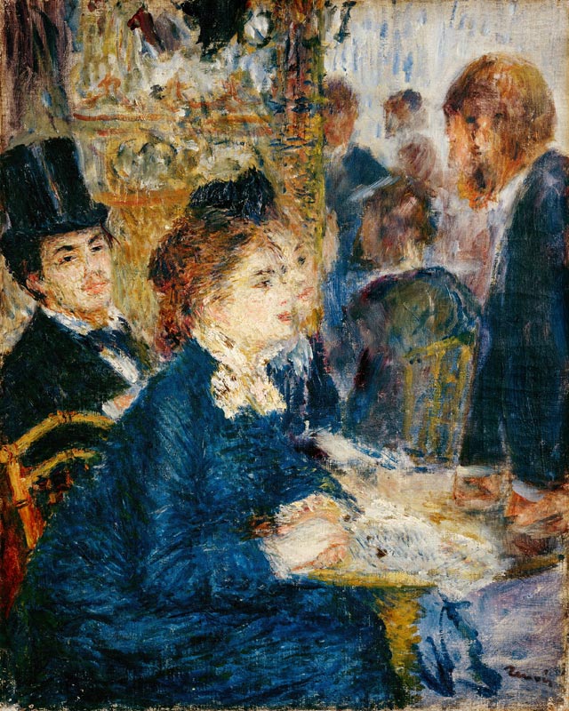 At the Cafe von Pierre-Auguste Renoir