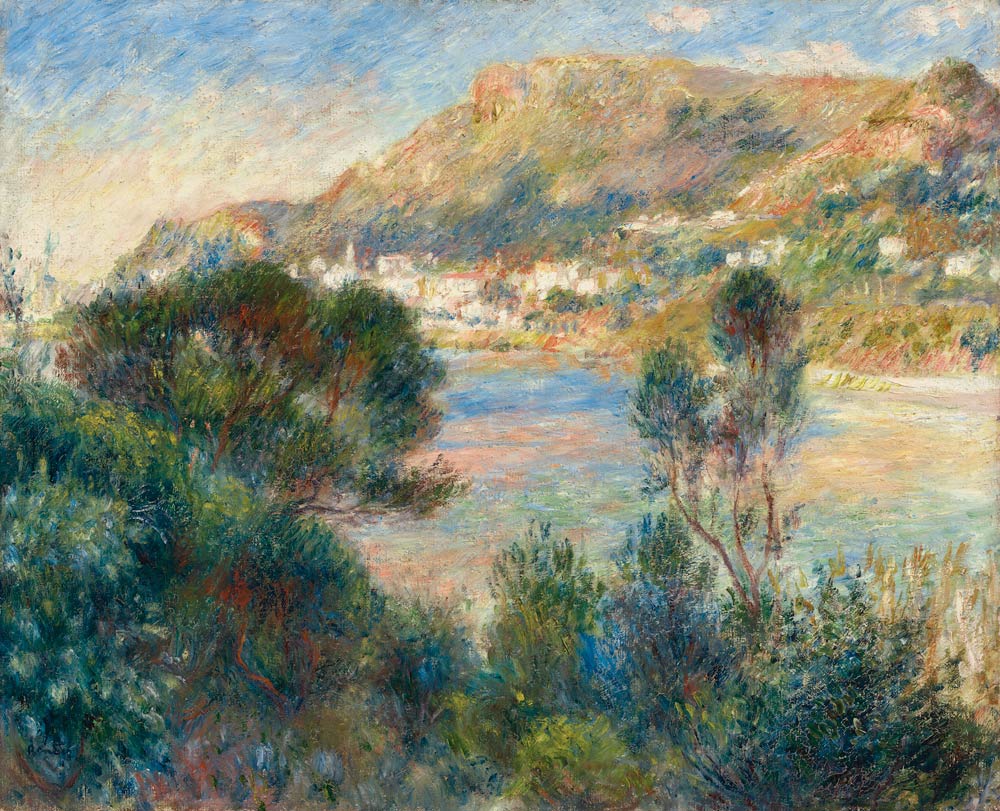 Blick auf Monte Carlo von Cap Martin von Pierre-Auguste Renoir
