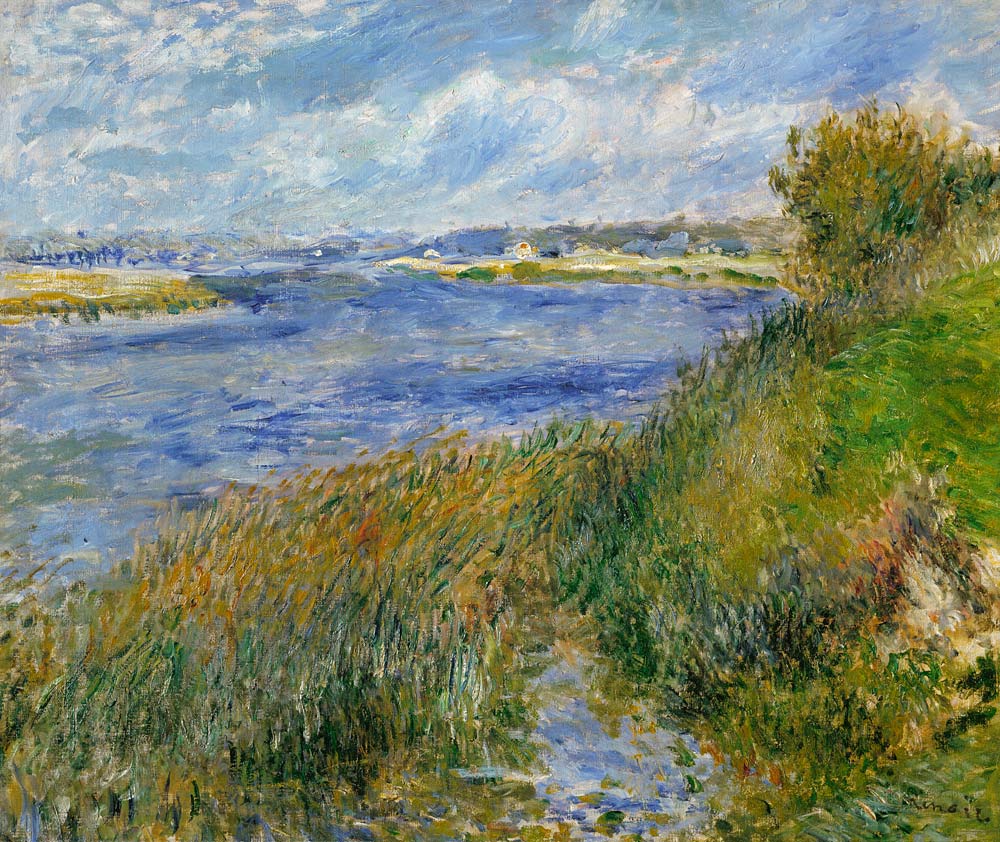 Die Seine-Ufer bei Champrosay von Pierre-Auguste Renoir