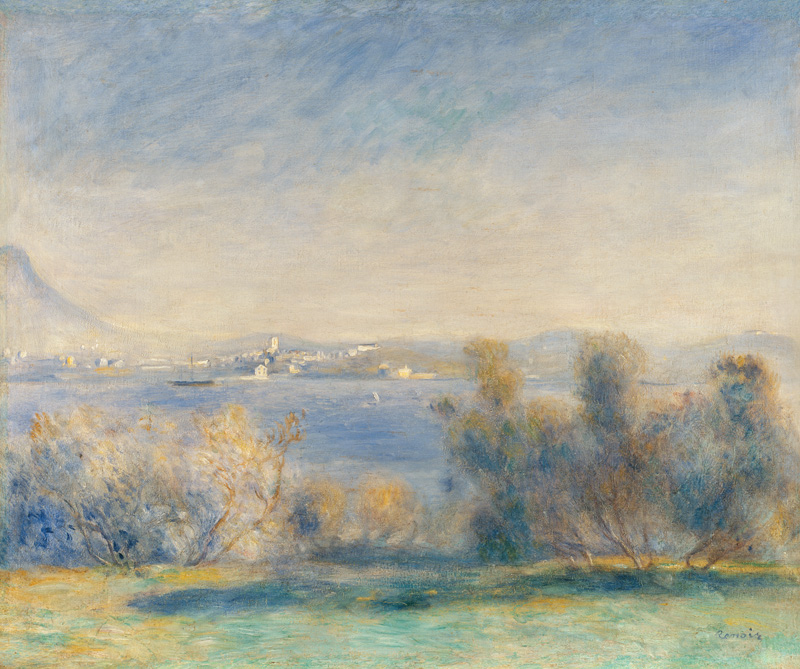 Landschaft am Mittelmeer Blick auf Toulon von Pierre-Auguste Renoir