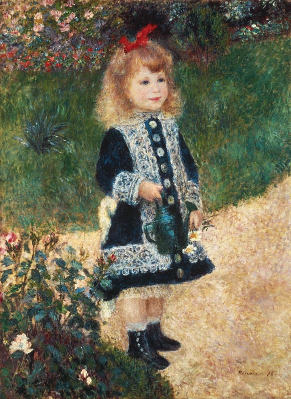 Mädchen mit Gießkanne von Pierre-Auguste Renoir