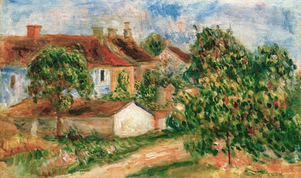 A.Renoir, Maisons de village von Pierre-Auguste Renoir