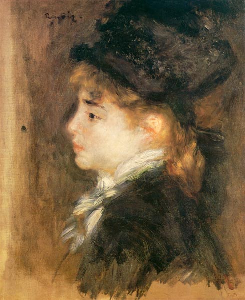 Portrait of a woman, possibly Margot von Pierre-Auguste Renoir