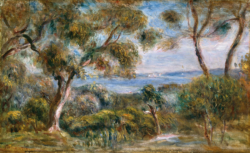 The Sea at Cagnes von Pierre-Auguste Renoir