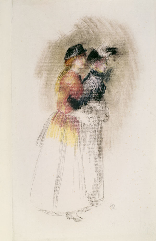 Two women von Pierre-Auguste Renoir