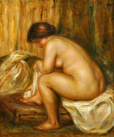 After The Bath von Pierre-Auguste Renoir