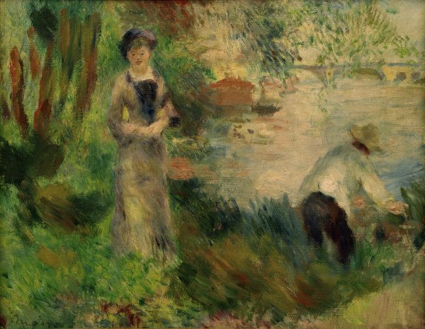 A.Renoir, Auf der Ile de Chatou von Pierre-Auguste Renoir