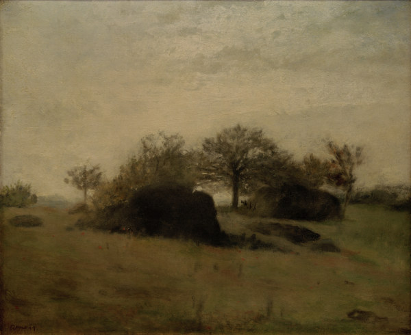 A.Renoir, Landschaft bei Fontainebleau von Pierre-Auguste Renoir
