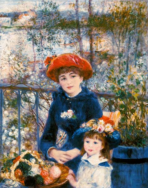 Auf der Terrasse von Pierre-Auguste Renoir