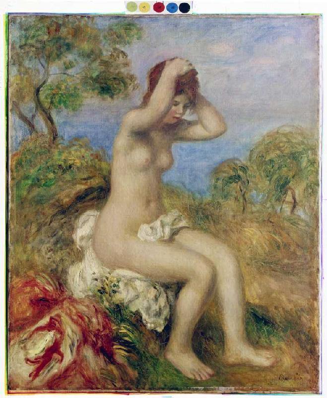 Badendes Mädchen von Pierre-Auguste Renoir