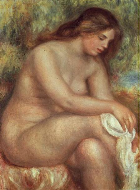 Bather Drying Herself von Pierre-Auguste Renoir