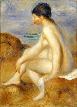 Bather von Pierre-Auguste Renoir