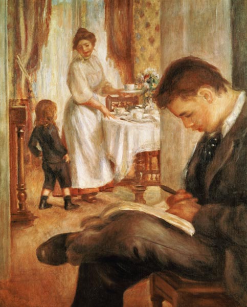 Breakfast at Berneval von Pierre-Auguste Renoir