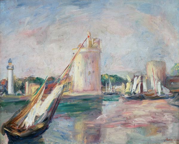 Renoir /Entree du port La Rochelle /1890 von Pierre-Auguste Renoir