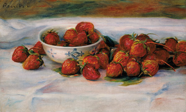 Erdbeeren. von Pierre-Auguste Renoir