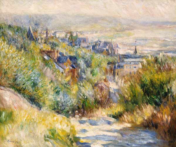 The Heights At Trouville von Pierre-Auguste Renoir