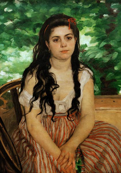 Im Sommer, Studie von Pierre-Auguste Renoir