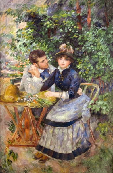 In the Garden von Pierre-Auguste Renoir