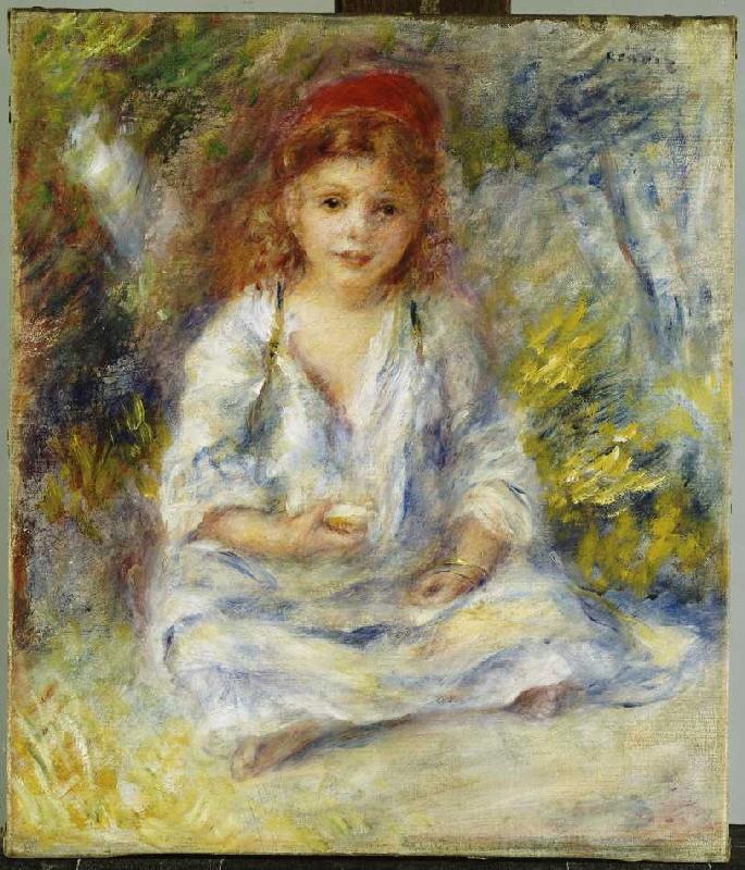 Kleines algerisches Mädchen von Pierre-Auguste Renoir