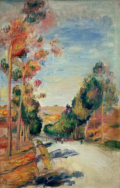Landschaft nahe Essoyes von Pierre-Auguste Renoir