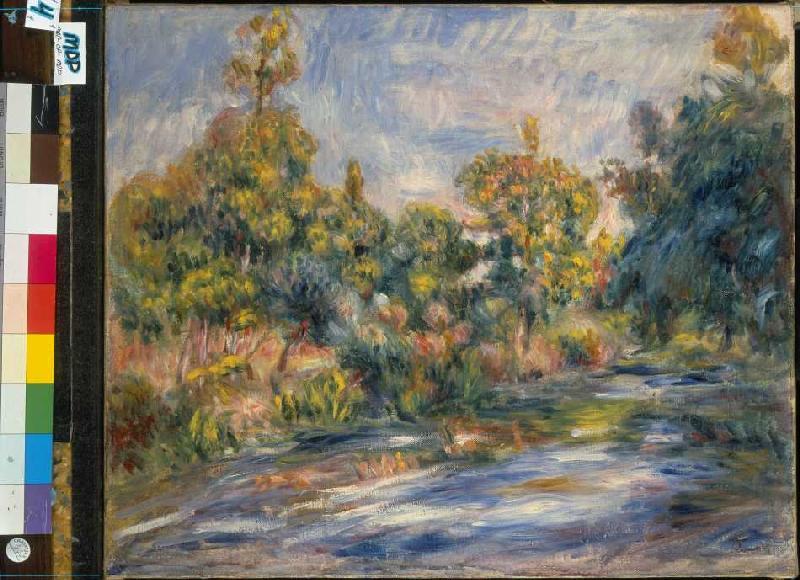 Landschaft mit Fluss. von Pierre-Auguste Renoir