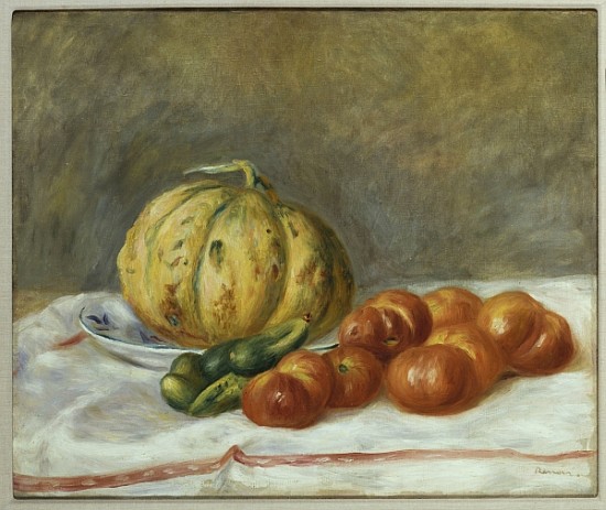 Melon and Tomatoes von Pierre-Auguste Renoir