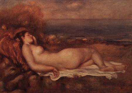 The Nude in the Grass von Pierre-Auguste Renoir