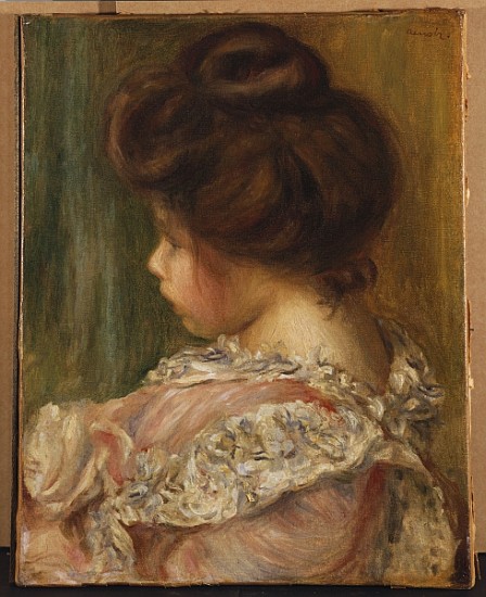 Portrait of a young girl von Pierre-Auguste Renoir