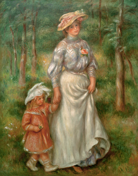 Renoir / La promenade / c.1906 von Pierre-Auguste Renoir