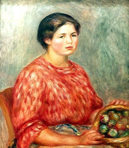 Renoir / La fruitiere / 1900 von Pierre-Auguste Renoir