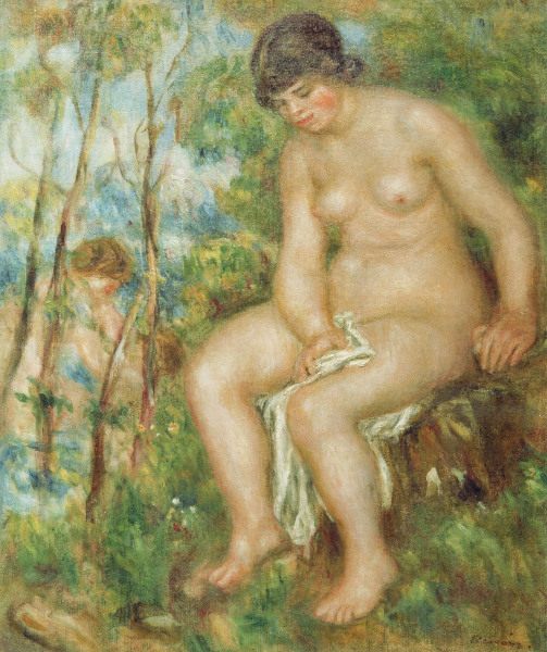 Renoir / The Bather / c.1915 von Pierre-Auguste Renoir