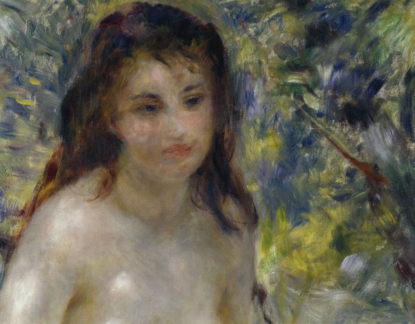 Renoir/ Torse de femme au soleil (Detai) von Pierre-Auguste Renoir