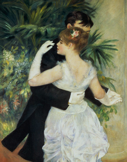 A.Renoir, Tanz in der Stadt / 1883 /Det. von Pierre-Auguste Renoir