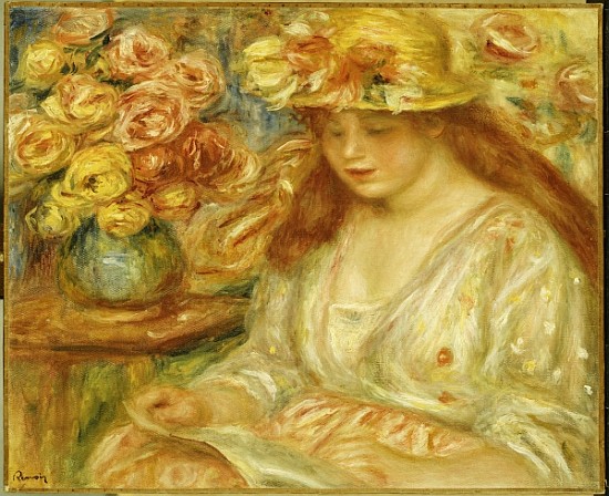 The Reader von Pierre-Auguste Renoir
