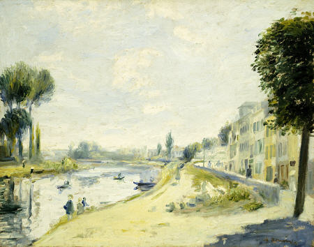 The Banks of the Seine von Pierre-Auguste Renoir