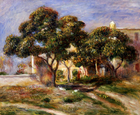 The Medlar Trees von Pierre-Auguste Renoir