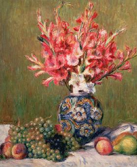Still life of Fruits and Flowers 1889