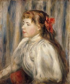 Portrait eines jungen Mädchens. 1900